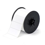 Винил для маркировки внутри/снаружи помещения B30-242-595-BLNKWT, белый без надпечатки, 28,5 * 72,4 мм, в рулоне 300 шт. (BBP31/33/35/37)