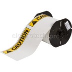 Полиэстер ToughWash B30C-4000-855-CAUT, легенда: CAUTION чёрно/жёлтая, белый, 101,60 мм * 15,24 м (BBP31/33/35/37)