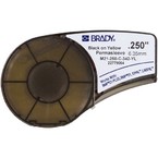 Трубка термоусадочная Brady m21-250-c-342-yl,макс,мм, черный на желтом, 5.5, 11.15x2100 мм