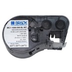 Самоклеящаяся лента Brady MC1-1000-595-BL-WT, универсальный винил, печать белая на синем, 25,4 мм * 7,62 м, в картридже 7,62 м (BMP41/51/53)