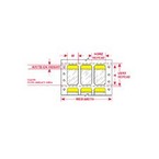 Этикетки Brady DAT-159-292-YL / 50,8x214,3мм, B-292