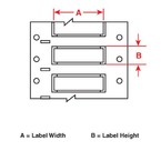 Маркер термоусадочный Brady ps-2231-1000yl