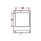 Этикетки Brady CL-317-499 / 38,1x12,7мм, B-499