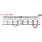 Этикетки Brady LAT-34-747W-1 / 76,2x36,5мм, B-747
