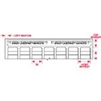 Этикетки Brady LAT-29-747YL-10 / 16,51x5,08мм, B-747