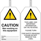 Бирка безопасности Brady в упаковке, «danger radioactive material», 145x85 мм, ПВХ, 10 шт