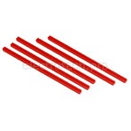 Штанга запирающая Brady 190 мм, красный, 5 шт
