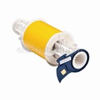 Лента Brady, высококачественный полиэстер, желтый, 100 мм * 15 м (BBP85/Powermark)