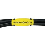 Бирка кабельная Brady hsnx-800-2-yl под 2 хомута,nomex, желтая, 20.32x50.8 мм