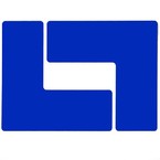 Обозначение угла Brady, форма L, 203,2 × 76,2 мм, материал B-514, синие, 20 шт. в упаковке