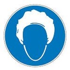 Знак безопасности предписывающий направляющая стрелка Brady 25 мм, b-7541, Ламинация, pic 258, Полиэстер, 250 шт