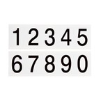Цифры на карте Brady цифр 25 карт,материал в-946, белый, Комплект, 5 шт