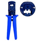 Пресс-клещи с храповым механизмом Klauke K65 для контактных зажимов типа FASTON, конт. 4,8 мм, сечение 0,5–2,5 мм²