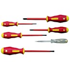 Набор Klauke KL390IS из 6-ти отверток с изолированной рукояткой PH1/PH2/2,5/4,0/5,5/отв. индикатор