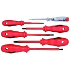 Набор Klauke KL399IS из 6-ти отверток с изолированной рукояткой PH1/PH2/2,5/4,0/5,5/отв. индикатор