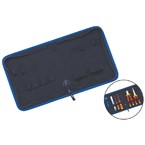 Инструментальная сумка Klauke KL910L для ручных инструментов на молнии, 200×200×50, 11 ячеек