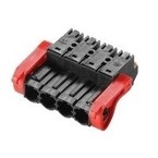Штекерный соединитель печатной платы SLF 7.62HP 02 180LR SN BK BX