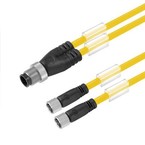 Кабели SAI концентратор сигналов контрольная линия (M12/M8) SAIL/ZW/M8BG/3/10UGE