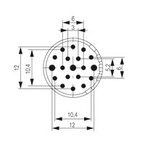 Концентратор сигналов SAI M23 SE 19 F