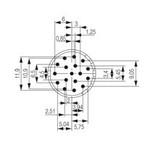 Концентратор сигналов SAI M23 BE 17 17MM G