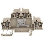 Проходная клемма пружинная двухуровневая ZDK/2.5V