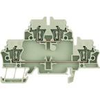 Проходная клемма пружинная двухуровневая ZDK/2.5/2/BL