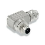 Штекер круглый вилка угловая SAISW/4/8S/M12/4P/D/ZF