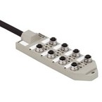 Концентратор M12 сигналов пассивный распределитель (M12) SAI/8/F/5P/FC/10M/GR