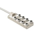 Концентратор M12 сигналов пассивный распределитель (M12) SAI/8/F/5P/CNOMO/5M