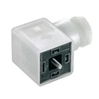 Клапанный штекер гнездо угловое SAIB/VSA/4P/230/11/H/OB