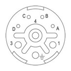 Концентратор сигналов SAI M23 BE L 4 4