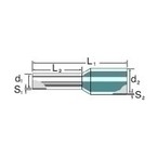 Кабельный наконечник без изоляции H0,75 12T HBL