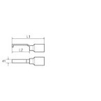 Кабельный наконечник изолированный HOOKBLA 1,0 2,5 SW