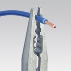 Черненые плоскогубцы Knipex для монтажа проводов, чёрного цвета, 160 мм