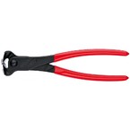 Торцевые черненые кусачки Knipex чёрного цвета, 200 мм