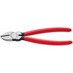 Боковые черненые кусачки Knipex, чёрного цвета, 125 мм
