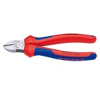Боковые черненые кусачки Knipex, чёрного цвета, 160 мм
