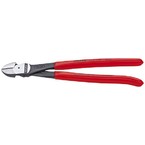 Боковые черненые кусачки Knipex особой мощности, чёрного цвета, 250 мм