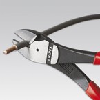 Боковые хромированые кусачки Knipex особой мощности, 180 мм