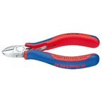 Боковые черненые кусачки Knipex, чёрного цвета, 125 мм