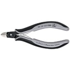 Прецизионные боковые антистатические вороненые кусачки Knipex ESD для электроники, 125 мм