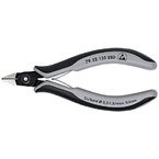 Прецизионные боковые антистатические вороненые кусачки Knipex ESD для электроники, 125 мм