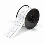 Маркировка под кнопку bbp31/33/35/37 Brady b30ep-167u-593-wt,eprep,диаметр отверстия 22,5 мм, белый, 30.48x38.1 мм, b-593, 235 шт