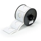 Маркировка под кнопку B30EP-170-593-WT, белый материал B-593 EPREP, 60,96 * 60,96 мм, диаметр отверстия 30,5 мм, выемка, 145 шт. (BBP31/33/35/37)