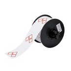 Этикетки вырубные bbp31/33/35/37 Brady вырубная этикетка b30-260-7569-clp3a, белый, 55x85 мм, Глянцевое, b-7569, Винил, 340 шт