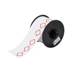 Этикетки вырубные bbp31/33/35/37 Brady вырубная этикетка b30-261-7569-clp3b, белый, 75x110 мм, Глянцевое, b-7569, Винил, 270 шт