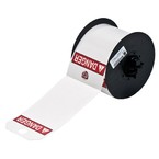 Белый полиэстер B30-255-551-ANSIDA без адгезива B-551, бирки 82,55 * 146,05 мм, легенда DANGER, 100 шт. (BBP31/33/35/37)