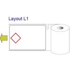Этикетки вырубные bbp31/33/35/37 Brady вырубная этикетка b30-218-423-hsidl2, 75x105 мм, b-423, Полиэстер, 315 шт