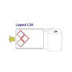 Вырубная этикетка B30-230-423-HSIDL2, 105 × 150 мм, полиэстер B-423, 225 шт. (BBP31/33/35/37)