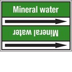 Стрелка для маркировки трубопровода, легенда "Plant Water", материал B-7529, белый на зеленом, 100 мм × 33 м, высота букв 13 мм, 220 шт.